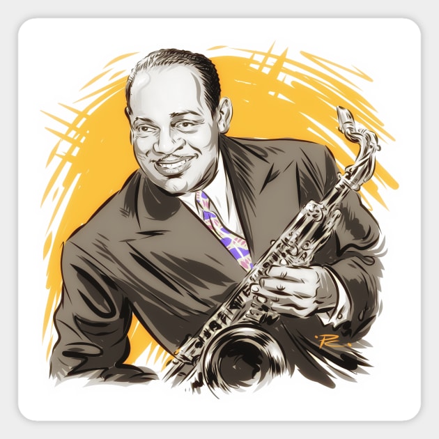 Coleman Hawkins - An illustration by Paul Cemmick Magnet by PLAYDIGITAL2020